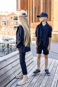 Mokyklinės uniformos švarkas klasikinis mėlynas - rzstyle.lt